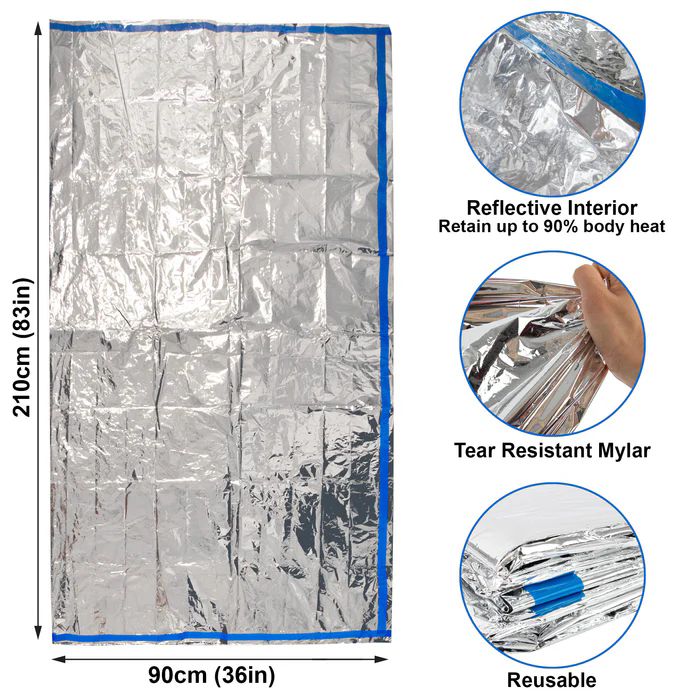 100 Bulk All Weather Emergency Sleeping Bag