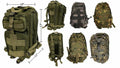 6 Bulk Military Tactical Backpacks - 6 -Piece