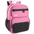 24 Bulk 17 Inch MultI-Mesh Pocket Backpack - Girls