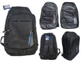 48 Bulk Backpack 17x12x8-inch 2-Cup Holder 4-Pocket 4 Assorted