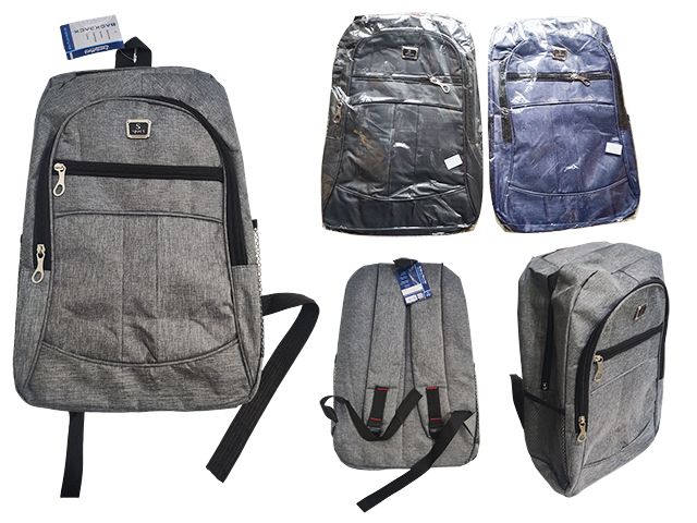 48 Bulk Backpack 16.5-inchx11-inchx5-inch With 2-Cup Holder 3-Pocket
