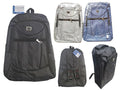 48 Bulk Backpack 16.5-inchx11-inchx5-inch With Flap 2-Cup Holder 3-Pocket